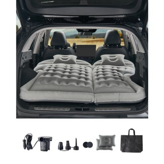 Car Air Mattress, Inflatable Car Camping Mattress, Flocked Thickened