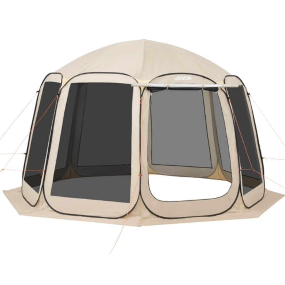 Skärmhustält, 3660 x 3380 x 2300 mm, popup-skärm för 10-12 personer